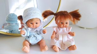 Gemelos Muñecos Bebés Arias Elegance