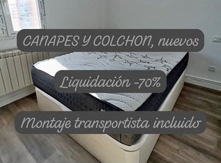 Canapé y colchón