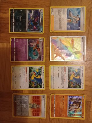 Lote de 8 Cartas Pokémon
