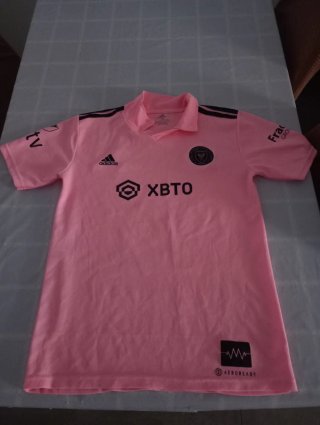 Camiseta Inter de Miami Messi Rosa Talla S