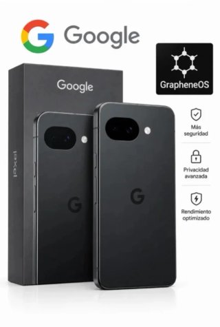Google Pixel 10a Negro con GrapheneOS