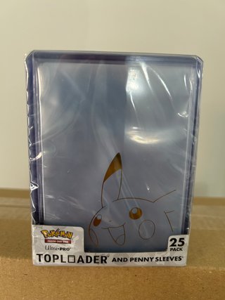 Set 25 Toploaders y 25 Fundas Ultra Pro Pokémon