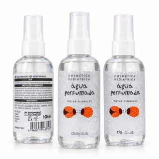 Lot de 3 eaux parfumées bébé Deliplus – 100 ml x3