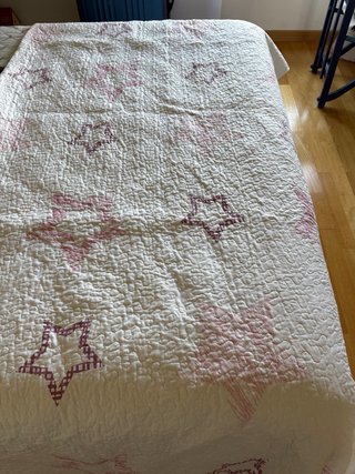 Colcha Boutí Reversible Estampado Estrellas