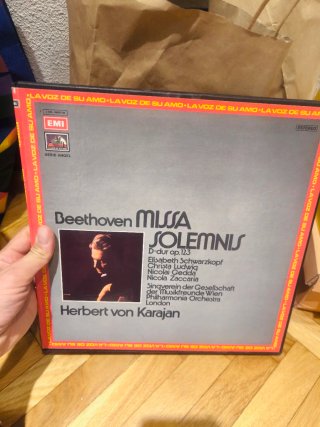 2LP Beethoven Missa Solemnis - Herbert von Karajan