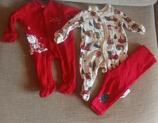 Pack 3 Prendas Navidad Bebé Talla 62