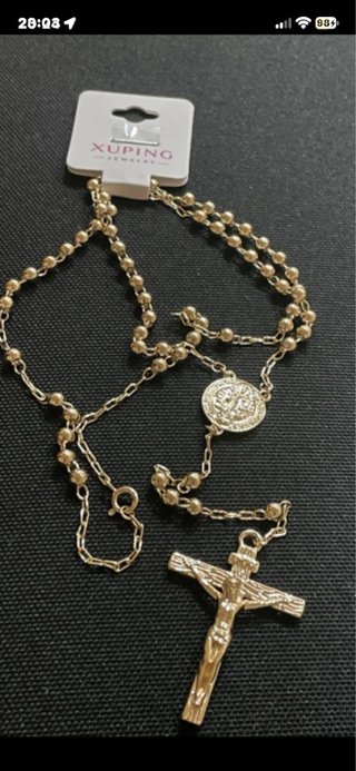 Rosario Xuping de Oro Laminado 14k