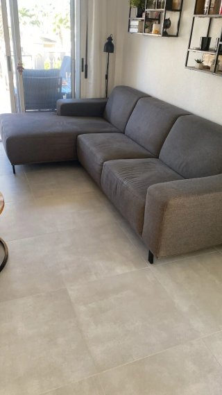 Sofá Chaise Longue Gris