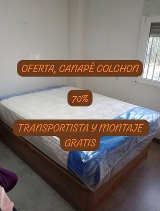 Canapé y colchón