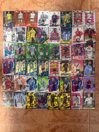 Lote de Cartas de Fútbol Panini y Topps