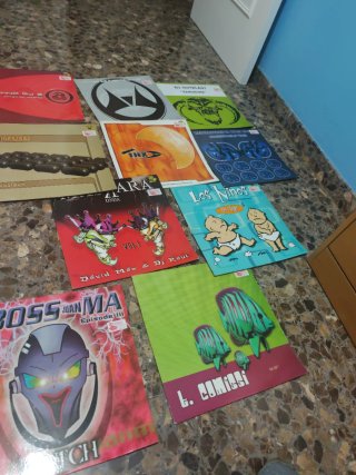 Lote de 9 Vinilos Música Dance y Techno
