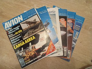 Revistas Avion Revue 19 ejemplares entre 1982-2001
