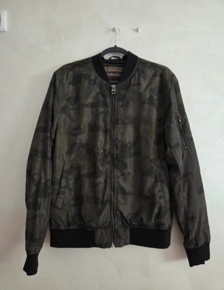 Chaqueta Bomber Militar Zara