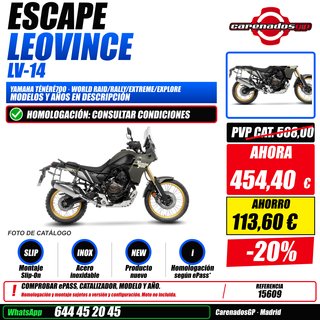 LEOVINCE LV14 YAMAHA TENERE700