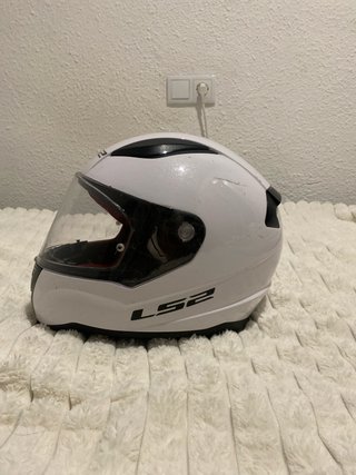 Casco de moto LS2 blanco