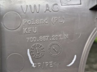 Guarnecido volkswagen 102192 7c0867291n crafter *