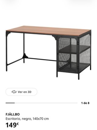 Escritorio IKEA Fjällbo 140x70 cm