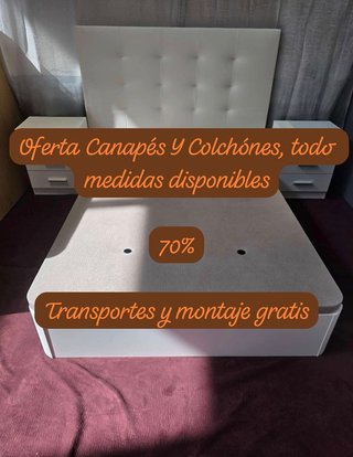 Canapé y colchón