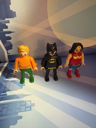 3 Figuras Playmobil DC Comics