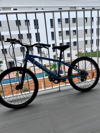 Bicicleta Btwin 20 pulgadas azul