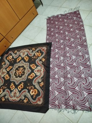 Set 2 Foulard Vintage