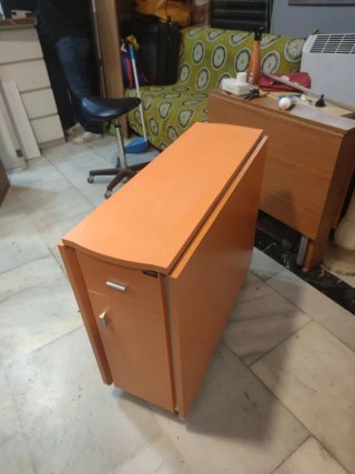 Mesa Plegable Naranja