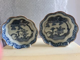 Platos (2). Arita Japón. Periodo Meiji (1868-1912)
