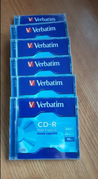 6 CD-R Verbatim Precintados