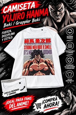 CAMISETA YUJIRO HANMA – BAKI | ANIME
