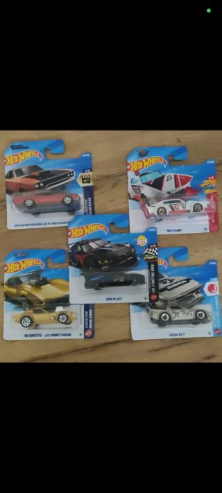 Lote de 5 Coches Hot Wheels
