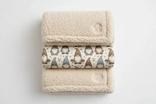 Manta de bebé con estampado de gnomos