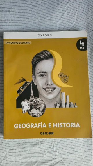 libro geografía e historia geniox oxford 4 ESO