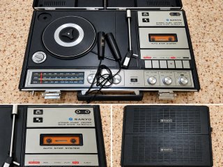 Sanyo Stereo Music Center Tocadiscos y Casete