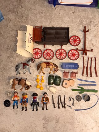 Set Playmobil 5248 Caravana del Oeste