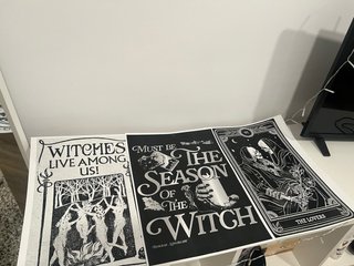 Set de 3 Pósters Estilo Gótico/Witch