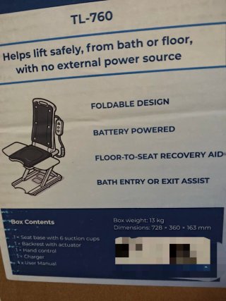 Silla elevadora eléctrica para personas mayores