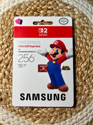 (NUEVO) Tarjeta Micro SD Express Nintendo 256 GB