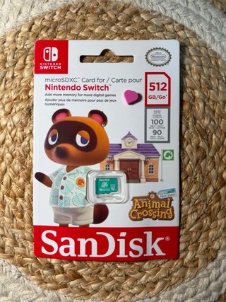 (NUEVO) Tarjeta Micro SD Nintendo Original 512GB