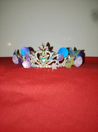 Tiara de Sirena con Detalles Marinos