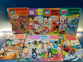 Mortadelo y Filemon, lote de 8 números (1981/1992)