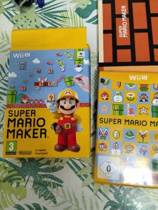 Super Mario Maker (Nintendo Wii U) pal España cart