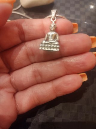 Colgante Buda de Plata 925 Nuevo