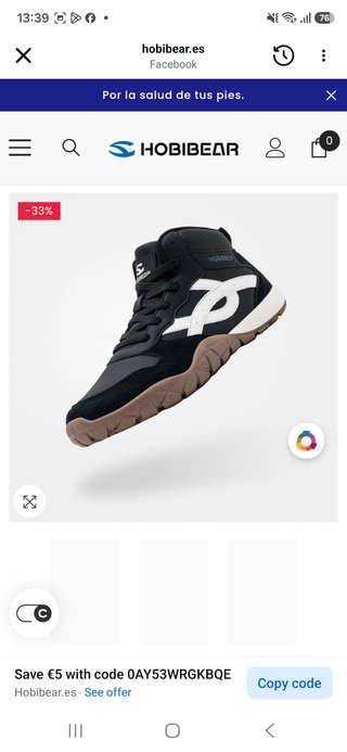 Zapatillas Hobibear Negras