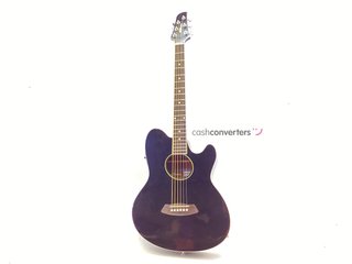 guitarra acustica ibanez tcy10e-bk