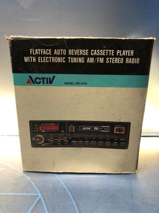Radio Cassette para coche Vintage Punto Azul SVA-150