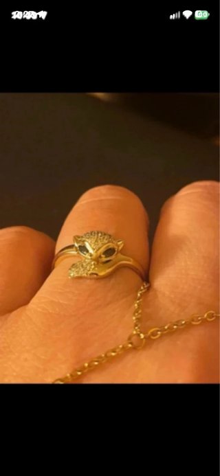 Anillo de oro laminado 14k