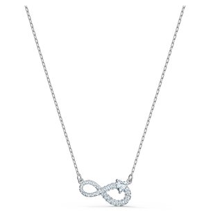 Collar Swarovski Infinity Símbolo Infinito Rodio