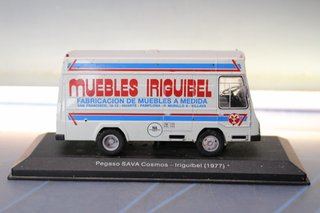 Furgoneta Sava Cosmos, Muebles Iriguibel, 1977. 1/43.