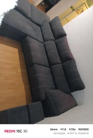 Sofá Cheslon Con 2 puff.