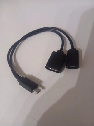 Cable Adaptador OTG en Y Micro USB